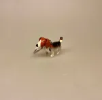 Nøglering af Kernelæder - Beagle, hund, ting med hunde, hundenøglering, biti, ribe, hundeting, hundeejer, gave, aveide, nøgleringe