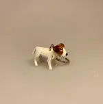 Nøglering af Kernelæder - Jack Russel Terrier - Ribe hund