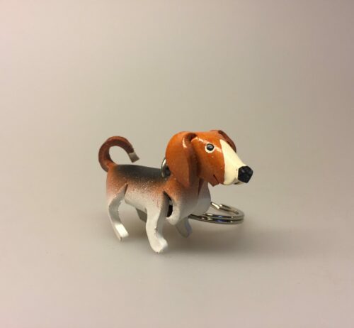 Nøglering af Kernelæder - Jack Russel Terrier - Nøglering af Kernelæder - Beagle