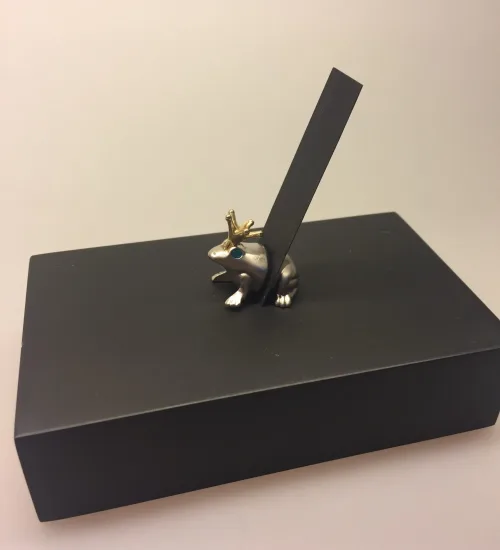Memo - Fotoholder Frø med krone - Frøprins