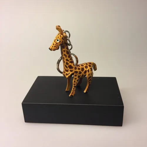 Nøglering af Kernelæder - Giraf