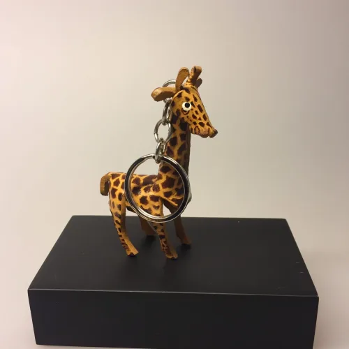 Nøglering af Kernelæder - Giraf