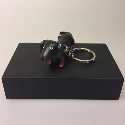 Nøglering af Kernelæder - Gravhund