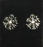 Vikingeøreringe Sølv Ørestikkere - Vejviser amulet, beskytter. beskyttelse, skytsengel, amulet, passer på, hjælper, vikingesmykker, vikingeøreringe, museumssmykker, museums smykker, kopi, oldnordisk, vikinge, vikinger fund, ægte sølv, sterling sølv, nikkelfri, flotte spændende, interessante, historiske, kopi smykker, biti, ribe, nordisk, mytologi, asatro, symboler, symbolik, historiske smykker, vikingetiden