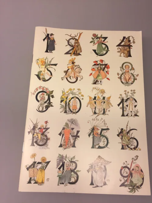 Hæfte med tern - Tal og blomsterbørn