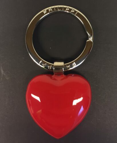 Hjerte nøglering - Rødt hjerte