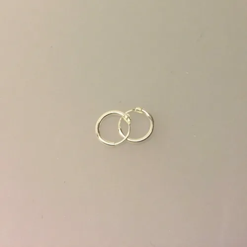 Creoler i sølv Ø 8 mm glatte hoops 1,2 mm, tynde Creoler sølv - glatte hoop, runde, øreringe, ørenringe, hoops, runde ringe, glatte, ægte sølv, sterling sølv, billige, god kvalitet, flotte, stilige, stilrene, biti, ribe