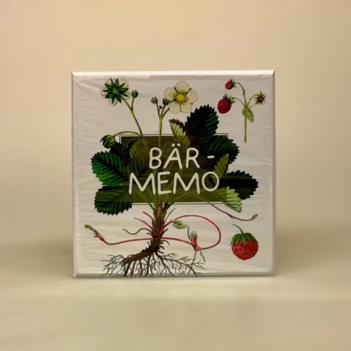 Bær Memo - Huskespil, vendespil, memory, spil, børnespil, naturens bær, natur, bær, plukke bær, blåbær, jordbær, tranebær, hyldebær, gaveidé, værtindegave, svensk, fint, dekorativt, biti, ribe