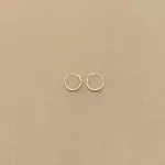 Creoler i sølv Ø 8 mm glatte hoops 1,2 mm, tynde Creoler sølv - glatte hoop, runde, øreringe, ørenringe, hoops, runde ringe, glatte, ægte sølv, sterling sølv, billige, god kvalitet, flotte, stilige, stilrene, biti, ribe