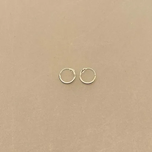 Creoler i sølv Ø 8 mm glatte hoops 1,2 mm, tynde Creoler sølv - glatte hoop, runde, øreringe, ørenringe, hoops, runde ringe, glatte, ægte sølv, sterling sølv, billige, god kvalitet, flotte, stilige, stilrene, biti, ribe