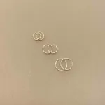 Creoler i sølv Ø 8 mm glatte hoops 1,2 mm, tynde Creoler sølv - glatte hoop, runde, øreringe, ørenringe, hoops, runde ringe, glatte, ægte sølv, sterling sølv, billige, god kvalitet, flotte, stilige, stilrene, biti, ribe