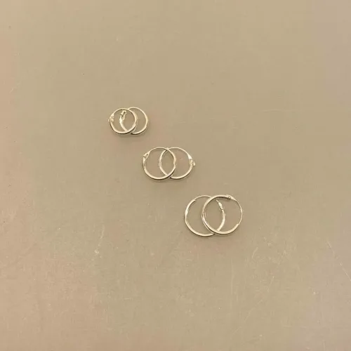 Creoler i sølv Ø 8 mm glatte hoops 1,2 mm, tynde Creoler sølv - glatte hoop, runde, øreringe, ørenringe, hoops, runde ringe, glatte, ægte sølv, sterling sølv, billige, god kvalitet, flotte, stilige, stilrene, biti, ribe