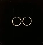 Creoler i Sølv Ø 16 mm Glatte Hoops 1,2 mm, sø 1216, tynde, enkle, basic, klassiske, diskrete, hverdags, øreringe, runde, ren, ægte, sterling, sølv, lyse, blanke, billige, stine a, pico, sølvøreringe, creoler, hoops, biti, ribe, parpriser, tilbud, cool,