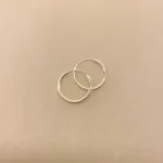 Creoler i Sølv Ø 16 mm Glatte Hoops 1,5 mm, sø 1516, tynde, enkle, basic, klassiske, diskrete, hverdags, øreringe, runde, ren, ægte, sterling, sølv, lyse, blanke, billige, stine a, pico, sølvøreringe, creoler, hoops, biti, ribe, parpriser, tilbud, cool, pico, stine a, maanesten, enamel, cph