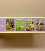 Elsa Beskow trææske med 4 puslespil - Mors lille Ole, astrid lindgren, svensk, sverige, børneting, ting til børn, træ legetøj, legetøj, børnespil, gammelt, eventyr, børnesange, lystige viser, for børn, baby shower, barselsgave, fødselsdagsgave, børnehave, dåbsgave, barnedåb, biti, ribe