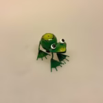 Metal Figur - Frø Grøn med Magnet, Metal Dyr - Grøn Frø, magnet, frømagnet, metalfrø, metaldyr, sjov, padde, vandløb, biolog, biologi, naturen, vild, vilje, naturvejleder, sød, biti, ribe, studentergave, student,