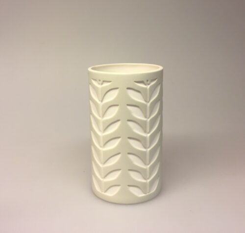 Fyrfadsstage - Vase med Blade natur