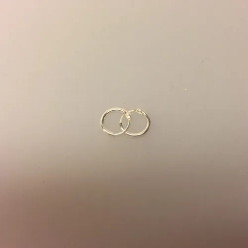 Creoler i sølv Ø 8 mm glatte hoops 1,2 mm, tynde Creoler sølv - glatte hoop, runde, øreringe, ørenringe, hoops, runde ringe, glatte, ægte sølv, sterling sølv, billige, god kvalitet, flotte, stilige, stilrene, biti, ribe