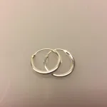 Ø 14 mm Creoler sølv - glatte hoops, sølv, 2mm tykkelse, glatte hoops, sølv øreringe, hoops, ørenringe, kraftige, små, ægte, ægte sølv, sterling sølv, sterlingsølv, nikkelfri, billige, kvalitet, cool, smarte, klassiske, biti, ribe