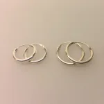 Ø 14 mm Creoler sølv - glatte hoops, sølv, 2mm tykkelse, glatte hoops, sølv øreringe, hoops, ørenringe, kraftige, små, ægte, ægte sølv, sterling sølv, sterlingsølv, nikkelfri, billige, kvalitet, cool, smarte, klassiske, biti, ribe,