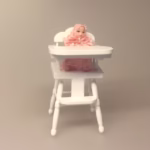Baby rosa, babydukke, dukkebaby, dukkehusdukke, dukkehusbaby, mini, miniatyre, miniature, lille, lyserød, rosa, pink, ting til dukkehuset, miniaturen, dollhouse, biti, ribe, vadehavet