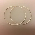 Creoler i sølv Ø 40 mm glatte hoops 1,5 mm, runde, ørenringe, øreringe, ringe, billige, ægte sølv, sterling sølv, kvalitet, smarte, biti, ribe, runde, ørenringe, øreringe, ringe, billige, ægte sølv, sterling sølv, kvalitet, smarte, biti, ribe