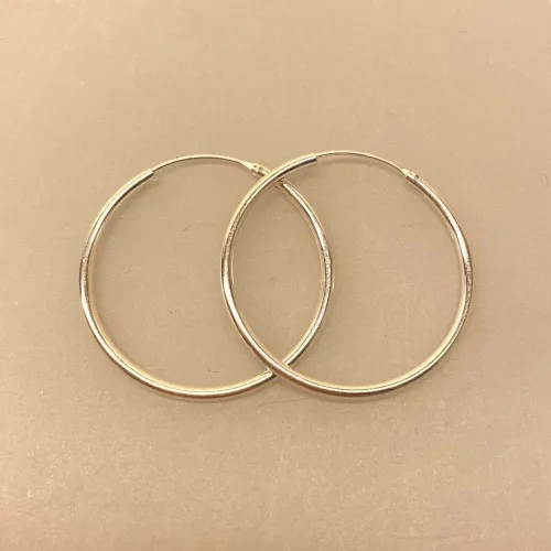 Creoler i Sølv Ø 35 mm Glatte Hoops 2 mm, sø 2035, ,Creoler i sølv Ø 35 mm glatte hoops 2 mm mm, runde, ørenringe, øreringe, ringe, billige, ægte sølv, sterling sølv, kvalitet, smarte, biti, ribe