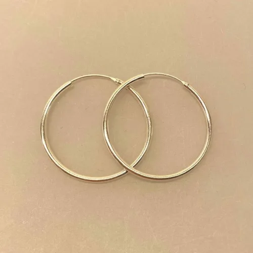 Creoler i Sølv Ø 35 mm Glatte Hoops 2 mm, sø 2035, ,Creoler i sølv Ø 35 mm glatte hoops 2 mm mm, runde, ørenringe, øreringe, ringe, billige, ægte sølv, sterling sølv, kvalitet, smarte, biti, ribe