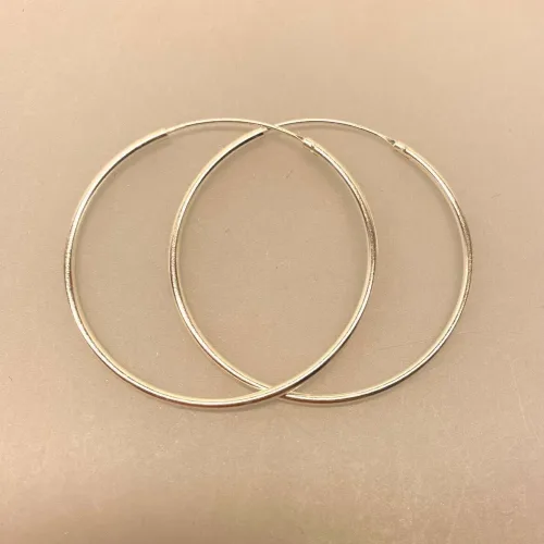 Creoler i Sølv Ø 40 mm Glatte Hoops 1,5 mm, sø 1540, store, tynde, ægte, ren, sterling, sølv, hoops, runde, øreringe, runde, ørenringe, øreringe, ringe, billige, ægte sølv, sterling sølv, kvalitet, smarte, biti, ribe, runde, ørenringe, øreringe, ringe, billige, ægte sølv, sterling sølv, kvalitet, smarte, biti, ribe