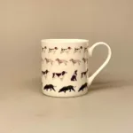 Krus - Ben Porcelæn - Hunde på række, Krus - Ben Porcelæn - Hunde, hundekrus, hundekop, spaniels, springerspaniel, springerspaniels, cocker, cockerspaniel, amerikansk spaniel, pointer, jagthund, irsk setter, spaniel hund, king charles, cavalier, kop, speciel, doglover, hundeejer, ting med hunde, hundeting, cairn terrier, charlie, labrador, retriever, jagthund, jack russel, ribe hund