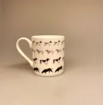 Krus - Ben Porcelæn - Hunde på række, Krus - Ben Porcelæn - Hunde, hundekrus, hundekop, spaniels, springerspaniel, springerspaniels, cocker, cockerspaniel, amerikansk spaniel, pointer, jagthund, irsk setter, spaniel hund, king charles, cavalier, kop, speciel, doglover, hundeejer, ting med hunde, hundeting, cairn terrier, charlie, labrador, retriever, jagthund, jack russel, ribe hund