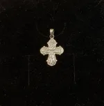 Vedhæng i sølv - Dagmarkors apostle mini, Vedhæng i sølv Dagmarkors apostle lille, Vedhæng i sølv Dagmarkors apostle, Vedhæng i sølv - Dobbeltsidet Dagmarkors, dronning dagmar, ribe, vadehavet, biti, museums smykker, kopismykker, vikingekopier, kors, fund, danefæ, kristent kors, sølvkors, sterling sølv, ægte sølv,