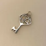 Vikingevedhæng i sølv - Nøglen til Himmeriget stor, nøgle, sølvnøgle, vikingesmykker, vikingetid, vikingevedhæng, vikingefund, museumssmykker, ægte, sølv, sølvsmykke, sølvvedhæng, ribe, ældste by, museums,