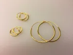 Creoler - Ø 14 mm øreringe forgyldt sølv - glatte Hoops, øreringe, ørenringe, creol, creoler, ægte, guld, sølv, sterlingsølv, forgyldet, forgyldt, guldbelagt, billige, kvalitet, flotte, fine, lækre, smarte, moderne, maanesten, stine a, pico, hoops, lopps, boho, inn, cool, Creoler - Ø 16 mm øreringe forgyldt sølv - glatte Hoops Creoler - øreringe forgyldt sølv - glatte Hoops 16 mm, tykke, kraftige, creol, creoler, runde, øreringe, ørenringe, hoops, loops, boho, ægte, guld, forgyldt, guldbelagt, blanke, flotte, god kvalitet, billige, guldøreringe, guld creoler, guld hoops, gyldne,