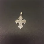 Vedhæng i sølv Dagmarkors apostle mini, Vedhæng i sølv Dagmarkors apostle lille, Vedhæng i sølv Dagmarkors apostle, Vedhæng i sølv - Dobbeltsidet Dagmarkors, dronning dagmar, ribe, vadehavet, biti, museums smykker, kopismykker, vikingekopier, kors, fund, danefæ, kristent kors, sølvkors, sterling sølv, ægte sølv,