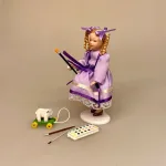 Miniature Trækdyr lam, Miniature Trækdyr , snor, trædyr, dukkehus, legetøj, dukkehusting, miniaturer, mini, biti, ribe, nisserne, nissedør, nissehus, nissebo,