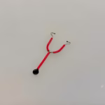 Stetoskop miniature, doktor, læde, medicin, lægeværktøj, konsultation, dukkehus, mini, dukkestørrelse, dukkedoktor, lege læge, sygeplejerske, sygepleje, dukkehusting, dukkehuset, miniaturer, 1:12, lille skala, biti, ribe, 0373