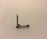 mini, micro, lillebitte, legetøj, dukkehus, dukkehuset, sætterkasse, sættekasseting, sættekasse, sættekassen, amagerhydlen, nisserne, nissehus, nissebo, nissedør, småt, biti, ribe, 1:12, Miniature Løbehjul