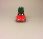 Modelbil Porsche Med Juletræ - Rød, old timer, gamle biler, old school, bil, modelbil, rød, julebil, bil med juletræ, bil med juletræ på taget, bil med grantræ, moderne julepynt, julen 2019, sportsvogn, racerbil, veteran bil, veteranbil, lækker, luksus, samler på biler, cool, lækker kvalitet, skøn, sjov, flot, biti, ribe, veterantræf, hovedengen