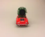 Modelbil Porsche Med Juletræ - Rød, old timer, gamle biler, old school, bil, modelbil, rød, julebil, bil med juletræ, bil med juletræ på taget, bil med grantræ, moderne julepynt, julen 2019, sportsvogn, racerbil, veteran bil, veteranbil, lækker, luksus, samler på biler, cool, lækker kvalitet, skøn, sjov, flot, biti, ribe, veterantræf, hovedengen