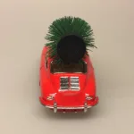 Modelbil Porsche Med Juletræ - Rød, old timer, gamle biler, old school, bil, modelbil, rød, julebil, bil med juletræ, bil med juletræ på taget, bil med grantræ, moderne julepynt, julen 2019, sportsvogn, racerbil, veteran bil, veteranbil, lækker, luksus, samler på biler, cool, lækker kvalitet, skøn, sjov, flot, biti, ribe, veterantræf, hovedengen
