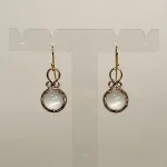 Ørehængere Bronze - Gotlandsk krystal 12 mm, Ørehængere Bronze - Gotlandsk krystal 10 mm, Vikinge Ørehængere i bronze - Gotlandsk krystal enkel, ørehængere, øreringe, ørenringe, øresmykker, bronze, smykker, vikingesmykker, museumssmykker, museums, kopismykker, vikingekopier, oldtidsfund, historiske smykker, ægte, originale, aser, nordisk, nordiske, mytologi, gamle, symbolik, amuletter, specielle, kvalitet, ribe, biti, fund,