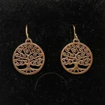 Ørehængere i bronze - Yggdrasil Krummelurer, Vikinge Ørehængere i bronze - Livets træ Yggdrasil krummelurer, Vikinge Ørehængere i bronze - Livets træ Yggdrasil rundt, Vikinge Ørehængere i bronze - Livets træ, bronze, øreringe, ørehængere, yggdrasil, livets træ, livstræ, vikingesmykker, museumssmykker, museums, kopismykker, fund, smykker, asatro, aser, gyldne, symetrisk, flotte, kvalitet, runde, kvalitet, biti, ribe