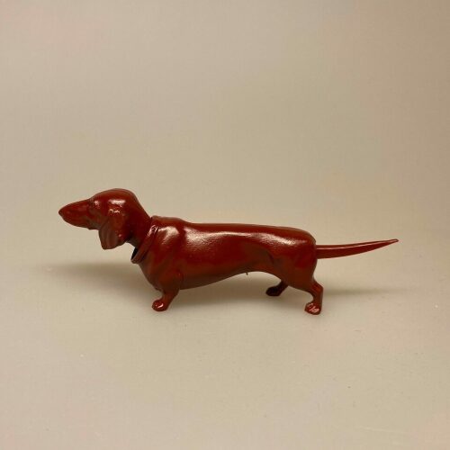 Nikke dyr - Gravhund brun, gravhund, glathåret, grævlingehund, dachshund, dackel, wackel-dackel, hund, ting med, gravhunde, gravhundeting, hundeejer, retro, gammel, vintage, skøn, sjov, biti, ribe