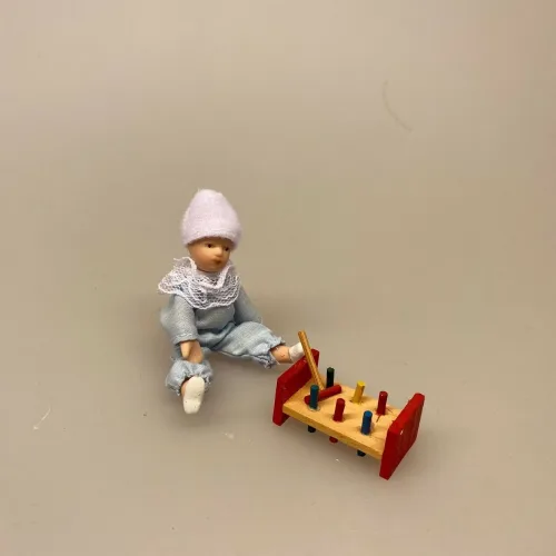 Miniature Hammerbræt, Miniature legetøj, 1:12, dukkehus, dukkehusting, ting til, dukkehuset, mini, miniature, miniatyre, sættekasse, sætterkssen, sættekassetig, sangskjuler, konfirmation, legetøj, dukke, biti, ribe