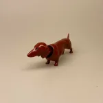 Nikke dyr - Gravhund brun, gravhund, glathåret, grævlingehund, dachshund, dackel, wackel-dackel, hund, ting med, gravhunde, gravhundeting, hundeejer, retro, gammel, vintage, skøn, sjov, biti, ribe