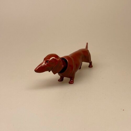 Nikke dyr - Gravhund brun, gravhund, glathåret, grævlingehund, dachshund, dackel, wackel-dackel, hund, ting med, gravhunde, gravhundeting, hundeejer, retro, gammel, vintage, skøn, sjov, biti, ribe