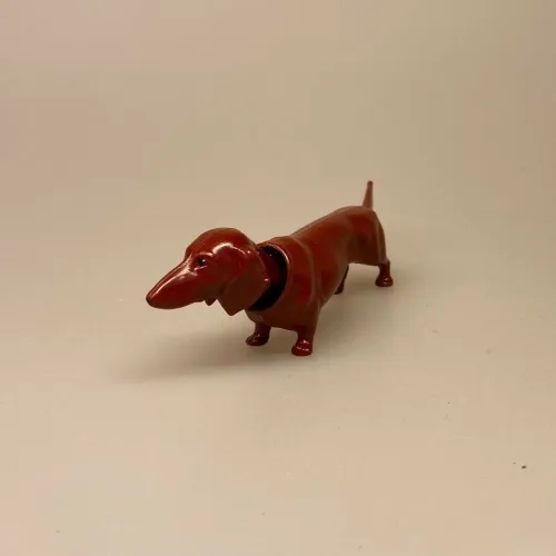 Nikke dyr - Gravhund brun, gravhund, glathåret, grævlingehund, dachshund, dackel, wackel-dackel, hund, ting med, gravhunde, gravhundeting, hundeejer, retro, gammel, vintage, skøn, sjov, biti, ribe