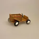 Miniature Sæbekassebil, Miniature Trækvogn - Legevogn, dukkehus, dukkehusting, dukkehustilbehør, ting til, 1:12, mini, miniature, miniaturer, dollhouse, lege, samlere, legetøj, håndlavet, fungerer, biti, ribe, købmand, købmandsbutik