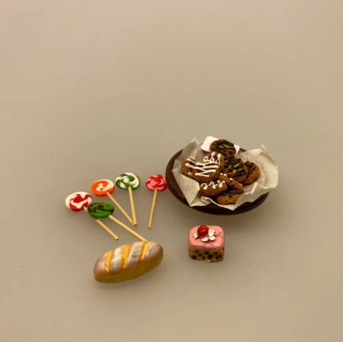 Miniature Runde Slikkepinde Sæt a 3 - Billede 6